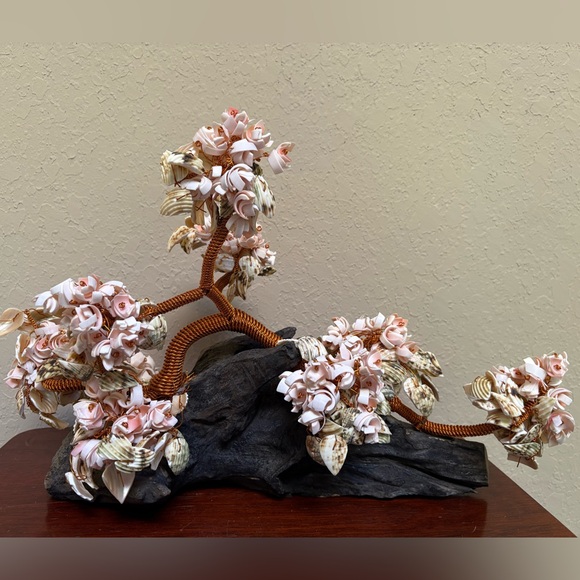 Vintage Boho Copper Wire Drift Wood Bonsai Tree - Picture 7 of 7